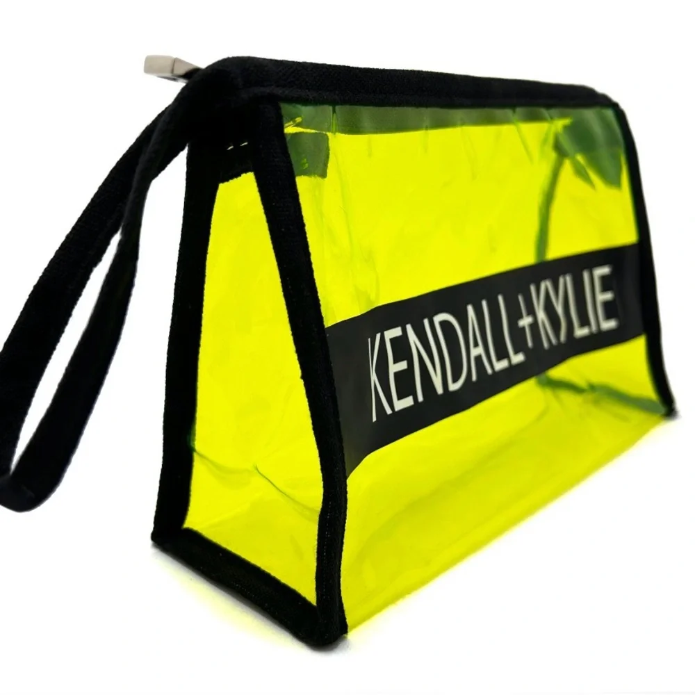 Kendall + Kylie Neon Yellow Transparent Bag NWOT